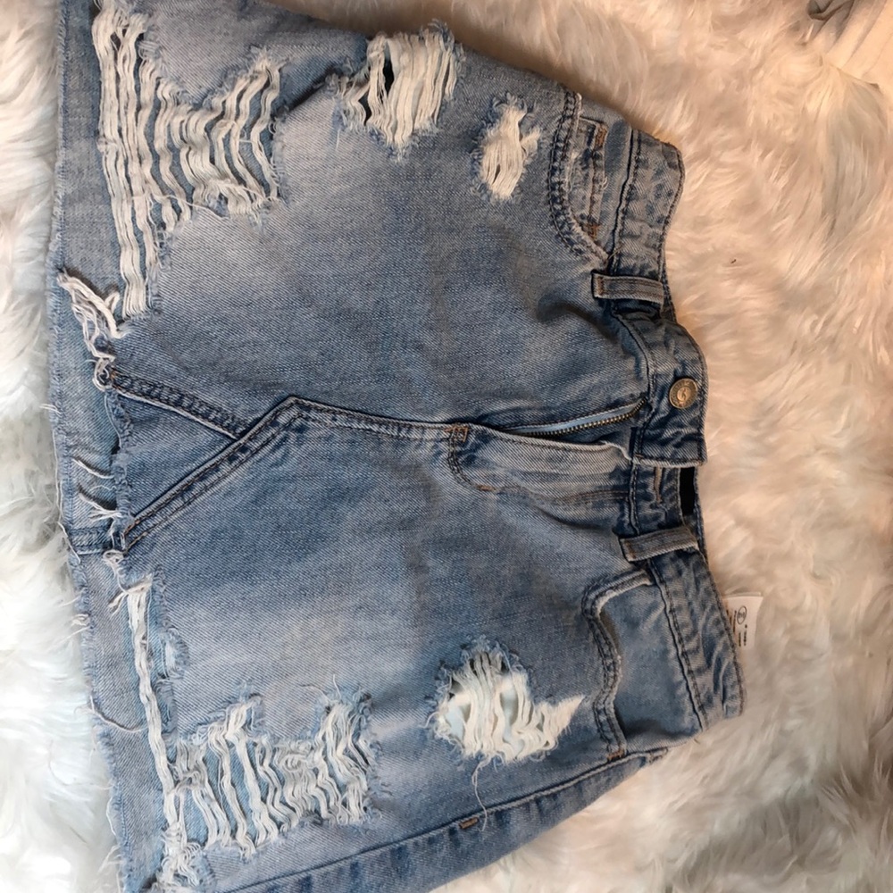 Abercrombie mini jean skirt